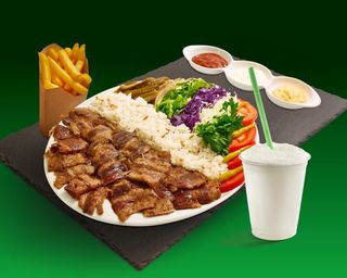 Meniu farfurie mica cu orez vita