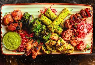 Indian dine special grilled platter
