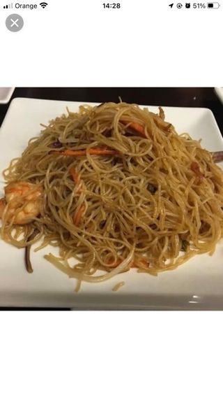 27. Fideos De Arroz Con Gambas