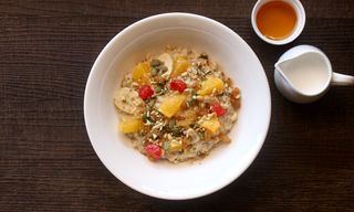 შვრიის ფაფა ხილით