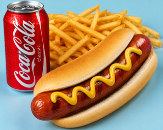 Hot dog menù