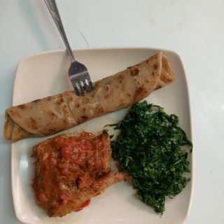 Chicken Wet Fry Chapati