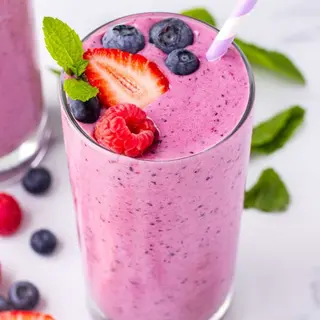 jus de fruits rouges 