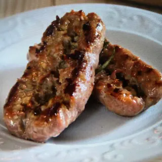 Salchicha a la plancha