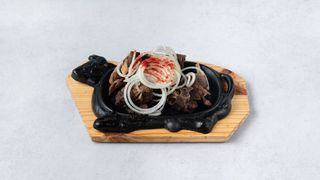 Бараньи ребра на сковороде 