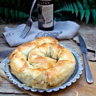 Spanakopita, Espiral de Espinacas y Queso Feta