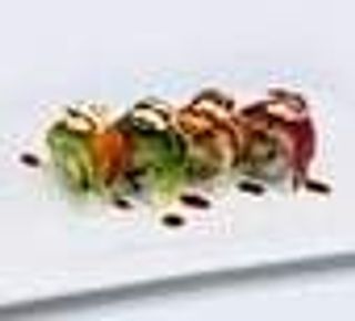 s41b. Rainbow ebi maki 4 pezzi