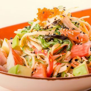9A.Ensalada De Wakame Con surimi