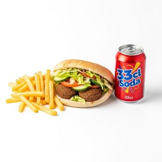 Menù panino falafel