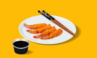 Tempura de langostinos 炸虾天妇罗