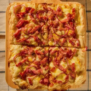Pizza Carbonara (27.5 Cm. x 25 Cm.)