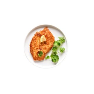 Escalopa De Pollo Con Patatas (Ración)