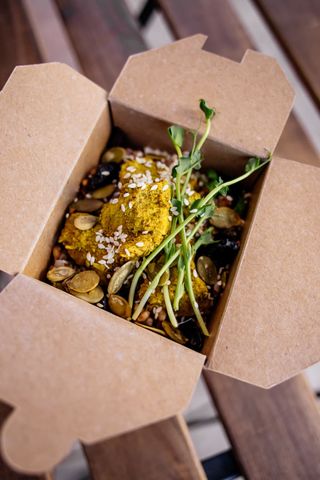 Кашка з куркою карі 