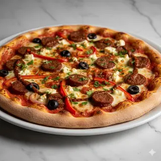 Pizza Algeriane (30 Cm.)