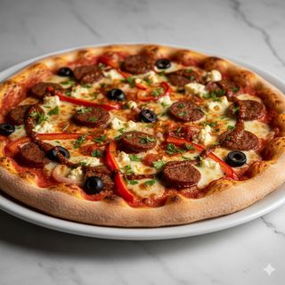 Pizza Algeriane (30 Cm.)