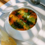 თევზის სუპი ბოსტნეულით