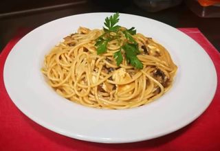 Pasta :☆Aroma De La Casa Con Salsa De Tomate