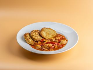 Курка в томатах з дерунами (350г)