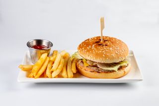 Бургер с цыпленком