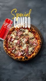 Pizza Capricciosa combo meni 590gr
