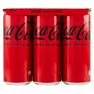 6 Lattine di Coca Cola Zero da 33 cl