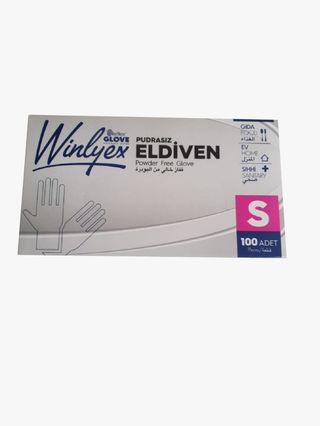 Manusi din TPE transparente, 100 buc, s