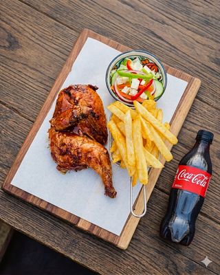 Chips + Half Chicken + Soda