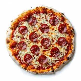Pizza con salame piccante