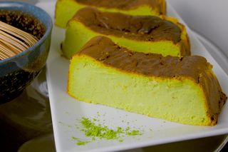 Матча баскський чізкейк