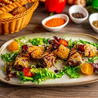 Рулетики из баклажанов