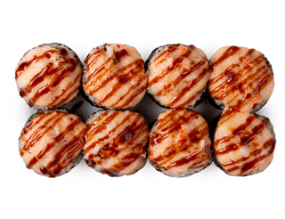 Запечений з креветкою