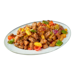 Solomillo de ternera agridulce