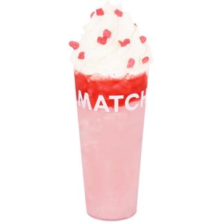 Strawberry cream frappè