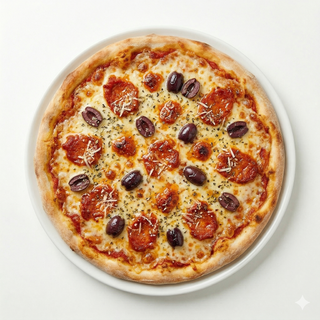 Pizza Sobrasada y Olivas