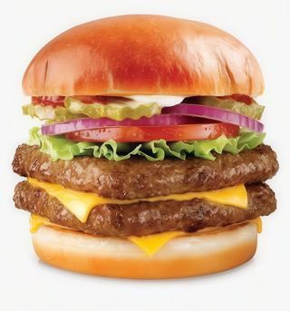 deuble cheese burgger