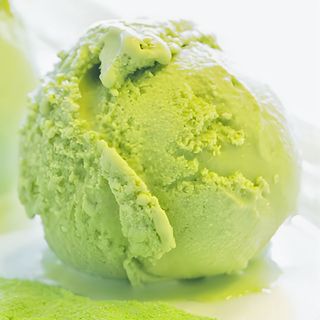 Helado de té verde (bola)