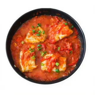Bacalao Con Tomate