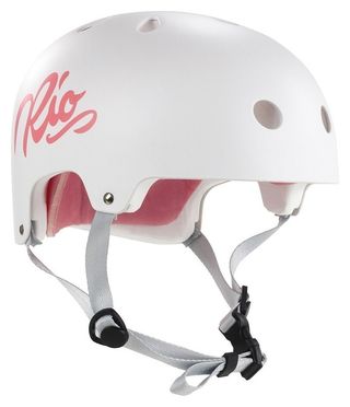 Шолом Rio Roller Script matt white, Білий, 49-52