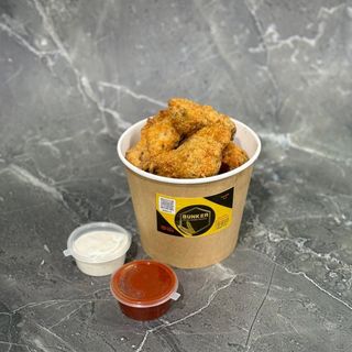 Куриные крылышки 12 шт, соус в подарок