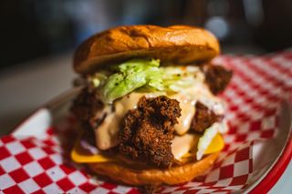Hamburguesas hot honey i'm home