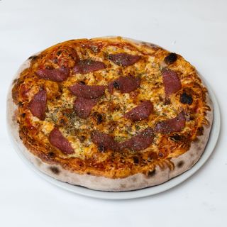 Chicago Style Salami pizza