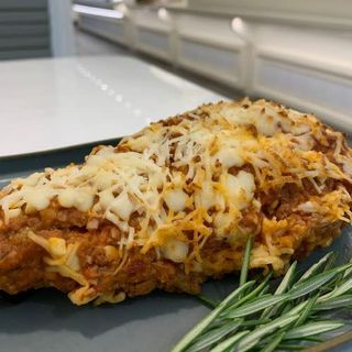 Berenjena Rellena De Carne