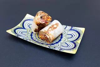 Burrito cebolla chorizo