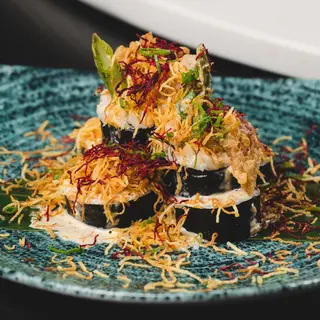 Crispy crab tempura