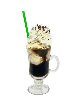 Granizado café bola vainilla y nata 