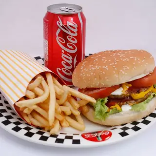 Combo hamburguesa panvía