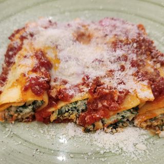 Canelloni ricotta e spinaci