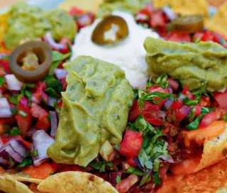 Nachos con carne