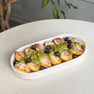 Panquecas Matcha