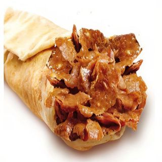 Durum De Solo Carne y salsa blanca